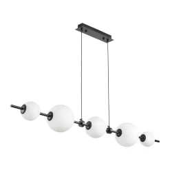 Lampa wisząca MILA czarna 140 cm (ST-CP241222-5L) - Step into Design