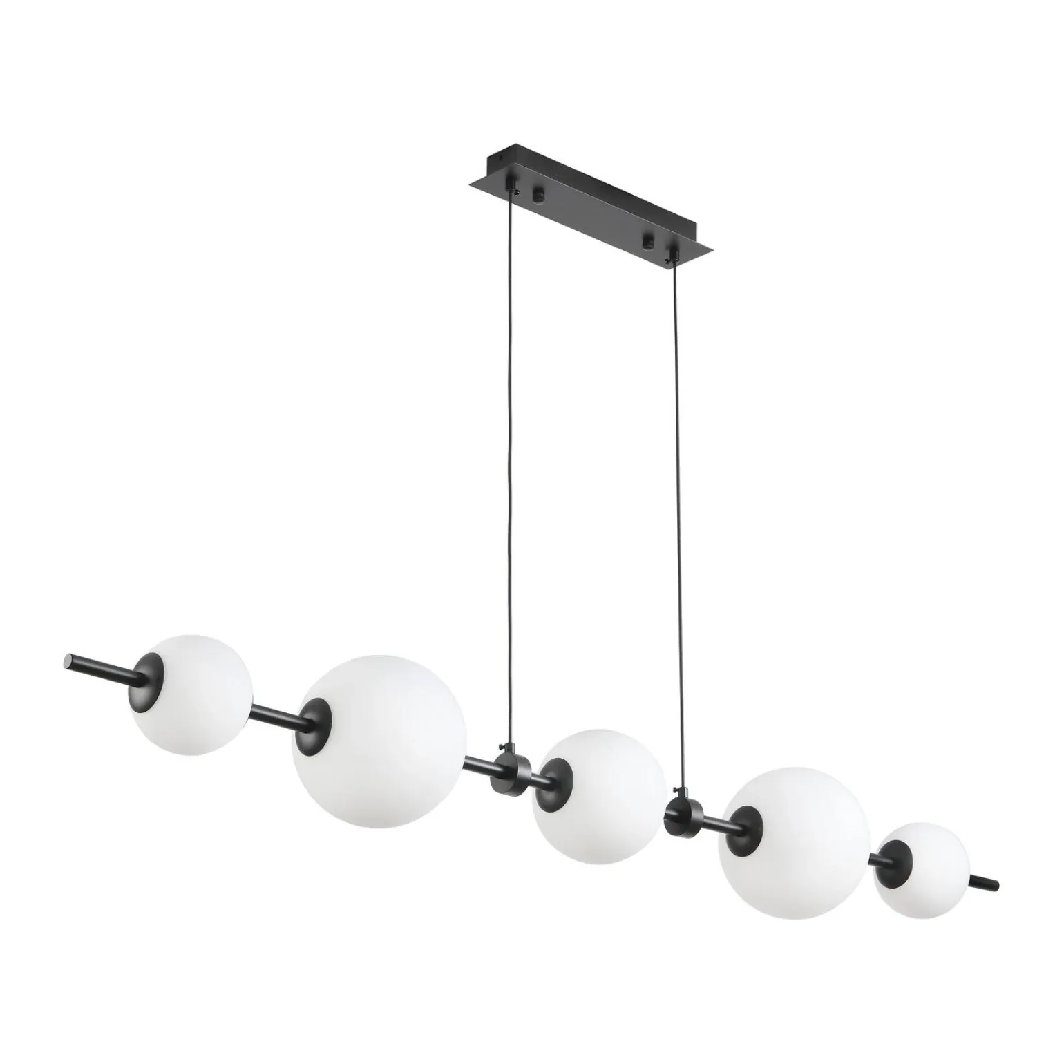 Lampa wisząca MILA czarna 140 cm (ST-CP241222-5L) - Step into Design
