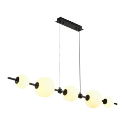 Lampa wisząca MILA czarna 140 cm (ST-CP241222-5L) - Step into Design