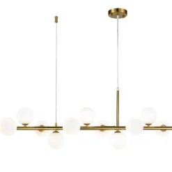 Lampa wisząca MINI MOON złota 100 cm (ST-8118P-11 gold) - Step into Design