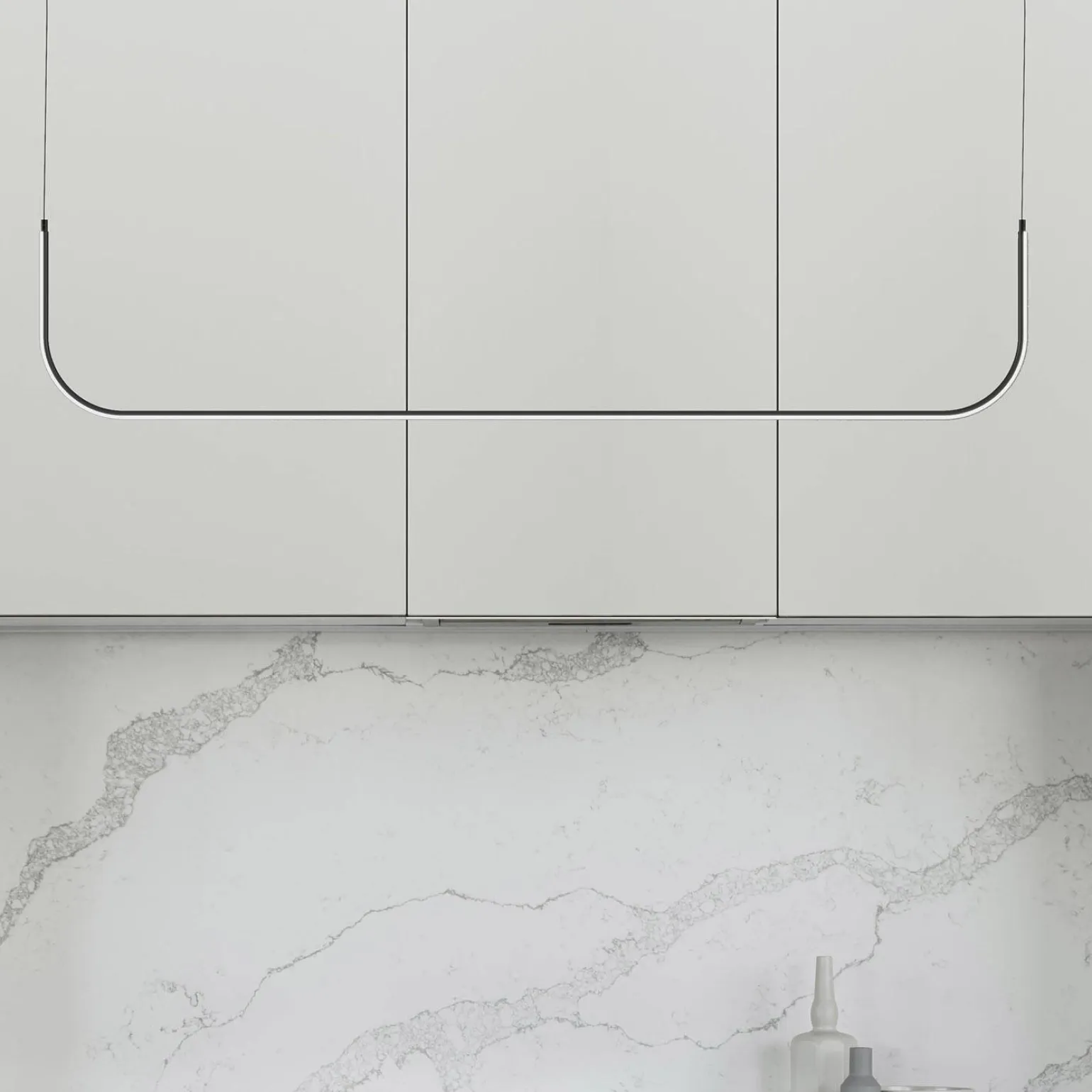 Lampa wisząca MINIMA-1 LED czarna 80 cm (MP0095-L80) - Step into Design