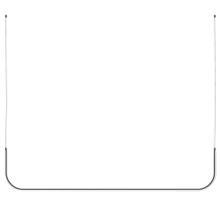 Lampa wisząca MINIMA-1 LED czarna 80 cm (MP0095-L80) - Step into Design