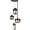 Lampa wisząca Molina (MDM-4364-4-BK-SG) Italux