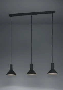 Lampa wisząca MORESCANA czarna (390219) - EGLO