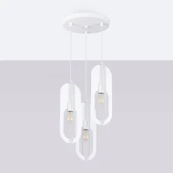 Lampa wisząca NICUS 3P biała (SL.1361) - Sollux Lighting