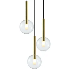 Lampa wisząca NIKO GOLD 3xG9 (ML0332) - Milagro