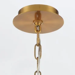 Lampa wisząca Nottingham - 3 źródła światła - Antyczny mosiądz (QN-NOTTINGHAM-3P-AB) - Quintiesse