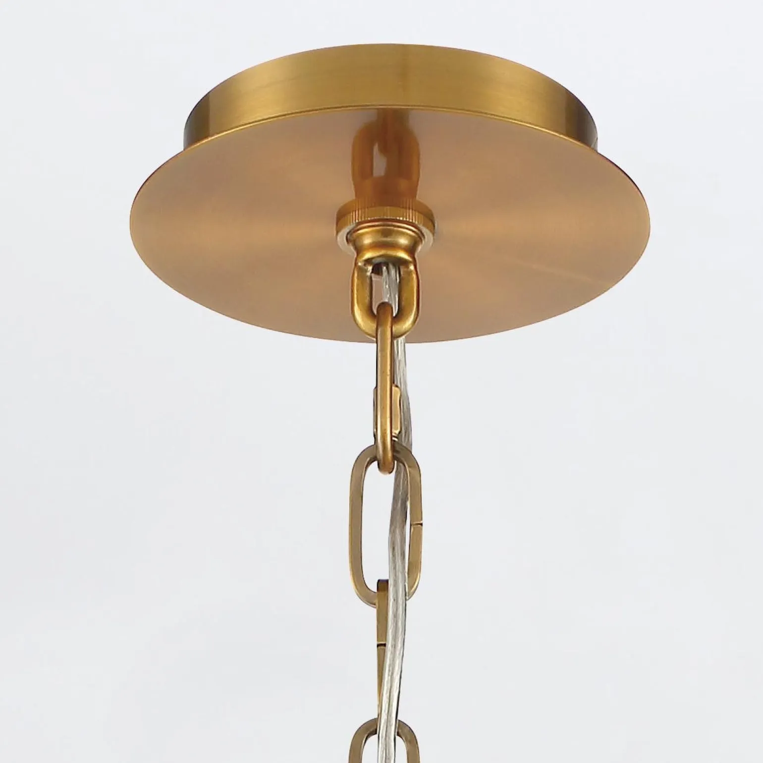 Lampa wisząca Nottingham - 3 źródła światła - Antyczny mosiądz (QN-NOTTINGHAM-3P-AB) - Quintiesse