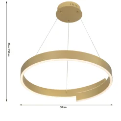 Lampa wisząca okrągła otwarta MARTIALO (6212-0115) - Aviano Lighting