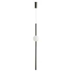 Lampa wisząca O-LINE LED 93 cm czarna (ST-1689L BK) - Step into Design