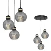 Lampa wisząca OMEGA BLACK / GOLD 3xE27 (MLP6533) - Milagro