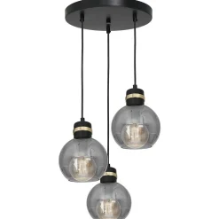 Lampa wisząca OMEGA BLACK / GOLD 3xE27 (MLP6533) - Milagro