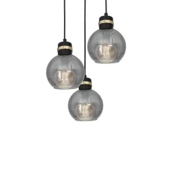 Lampa wisząca OMEGA BLACK / GOLD 3xE27 (MLP6533) - Milagro