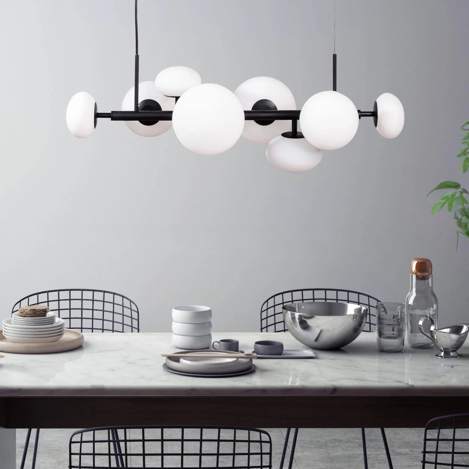 Lampa wisząca OMI czarna (1192) - Zuma Line