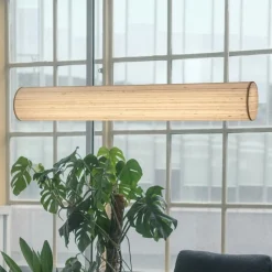 Lampa wisząca Orba 100 z materiałowym abażurem H-18 verso beige ( 66644 ) - Ramko