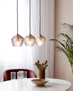 Lampa wisząca ORBIFORM Nordlux E14 3x25W Szkło Mosiądz