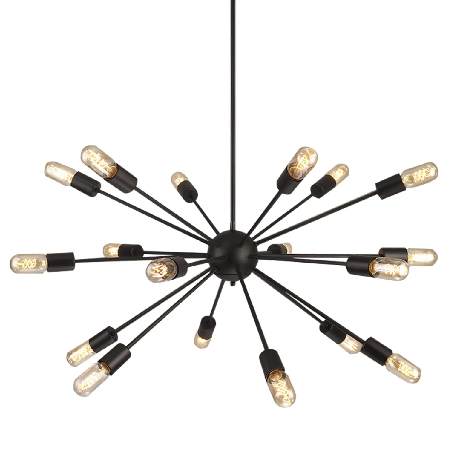 Lampa wisząca Orbit kolor czarny (40446-18BK) Azzardo - żyrandol