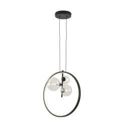 Lampa wisząca ORION RING LED czarny 40 cm (DN1504) - Step into Design
