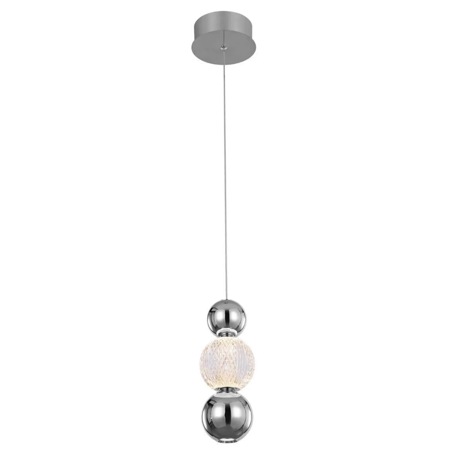 Lampa wisząca Oter (PND-83728-7W-3K-CH) - Italux
