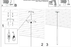 Lampa wisząca PASTELO 1 biała (SL.0465) - Sollux