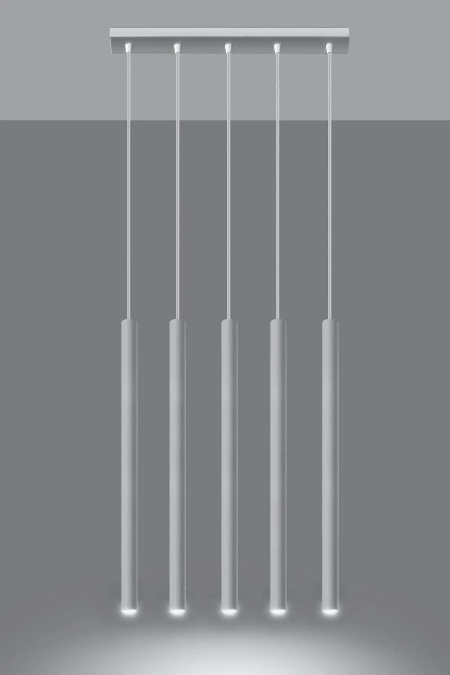 Lampa wisząca PASTELO 5 biała (SL.0468) - Sollux