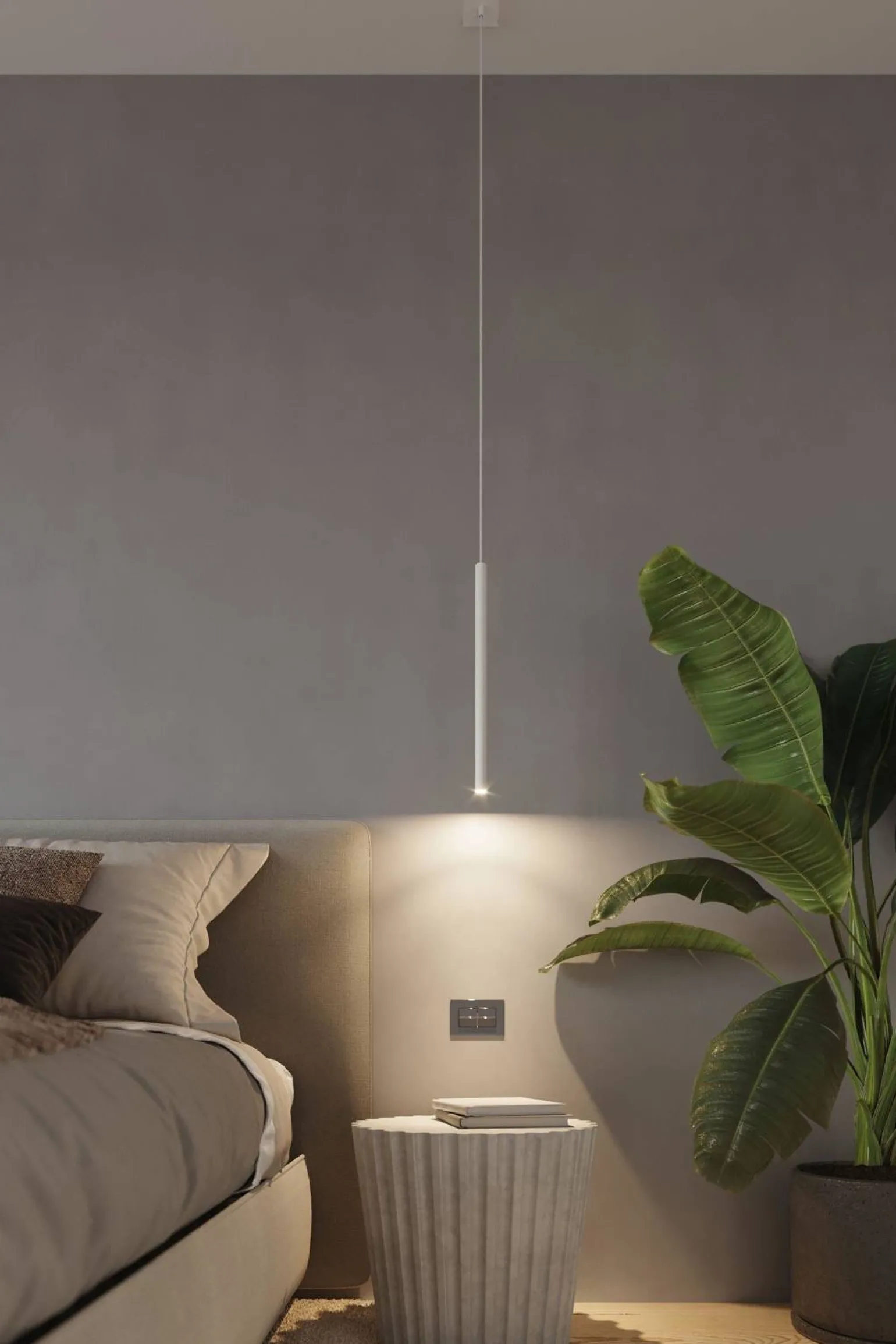 Lampa wisząca PASTELO 5 biała (SL.0468) - Sollux