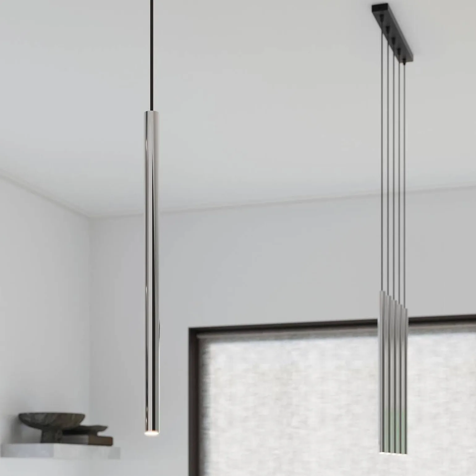 Lampa Wisząca PASTELO 1 chrom (SL.1199) - Sollux Lighting