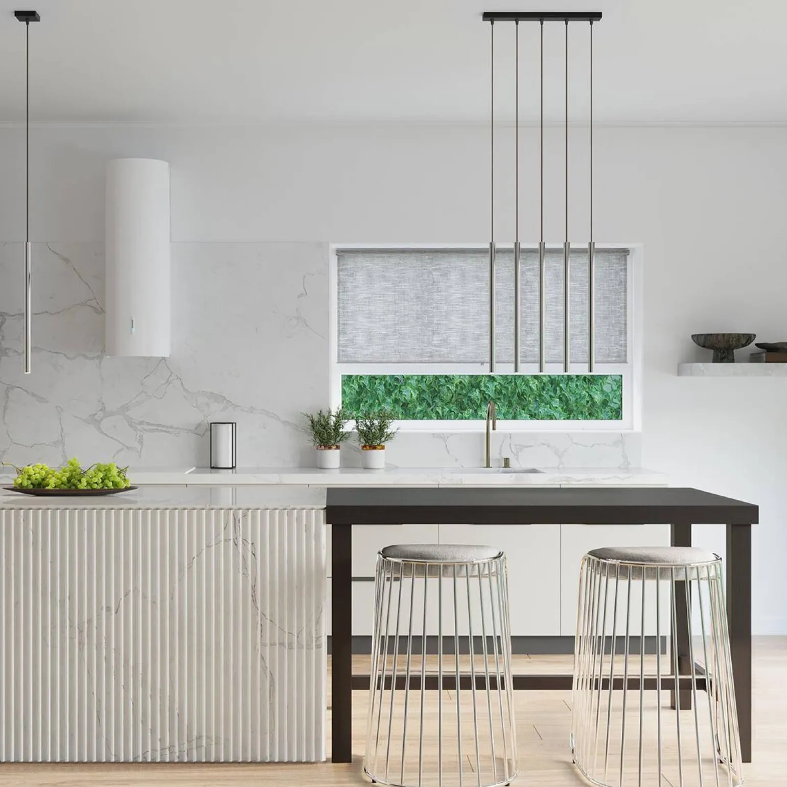 Lampa Wisząca PASTELO 1 chrom (SL.1199) - Sollux Lighting