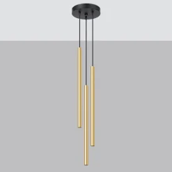 Lampa Wisząca PASTELO 3P złoty połysk (SL.1197) - Sollux Lighting