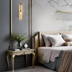 Lampa wisząca PAX GOLD 1 (ML0338) - Milagro