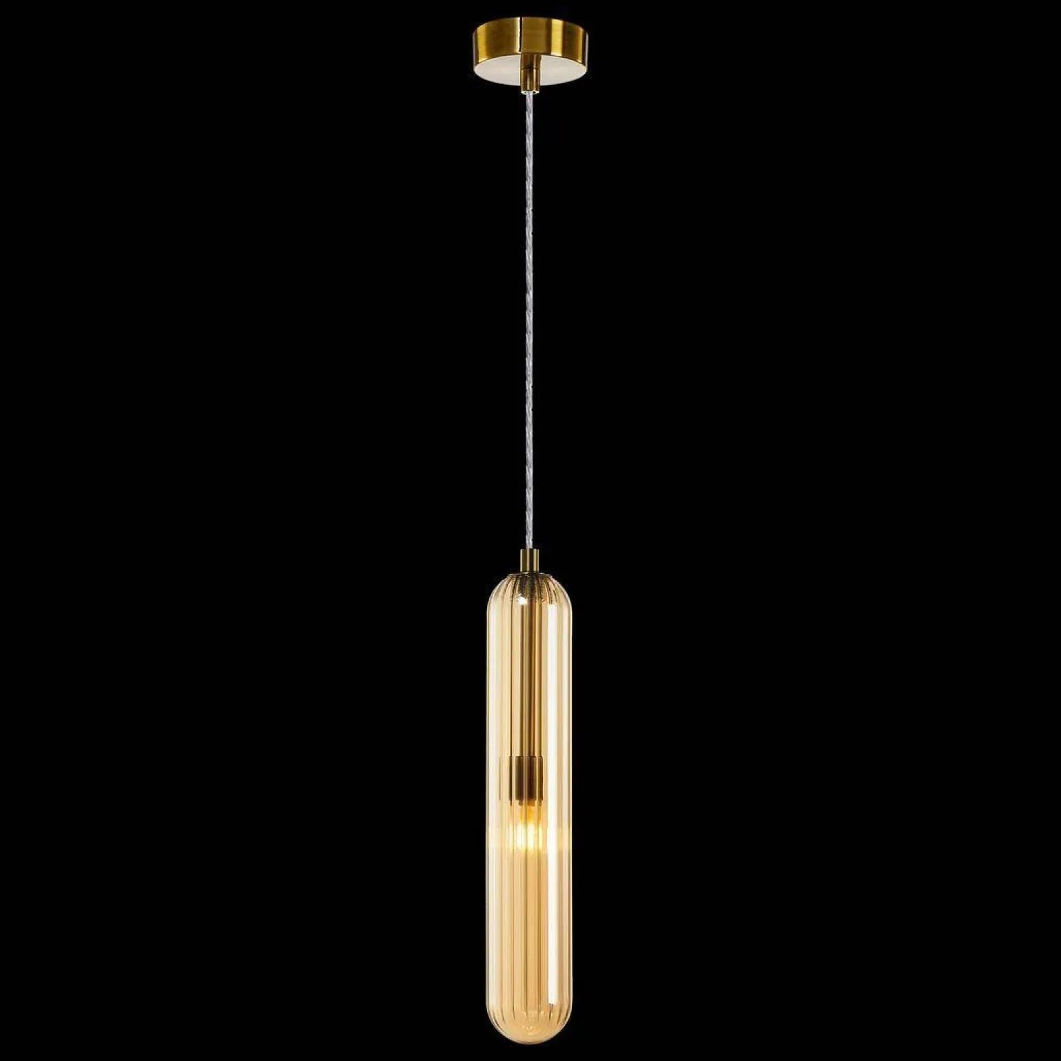 Lampa wisząca PAX GOLD 1 (ML0338) - Milagro