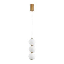 Lampa wisząca PERLA LED złota 12 cm (ST-CP231222-3L gold) - Step into Design