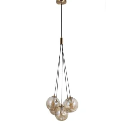 Lampa wisząca Perlos (PND-54456-5-HB-AMB) - Italux