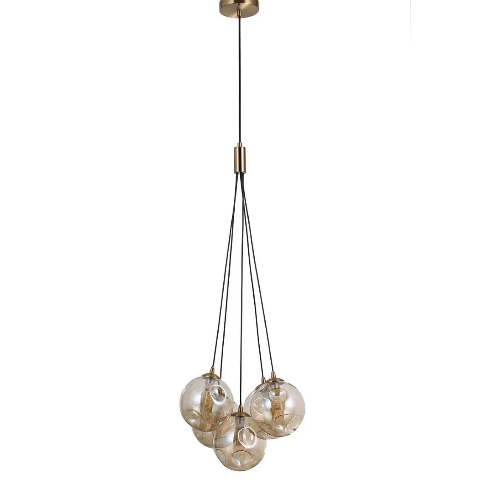 Lampa wisząca Perlos (PND-54456-5-HB-AMB) - Italux