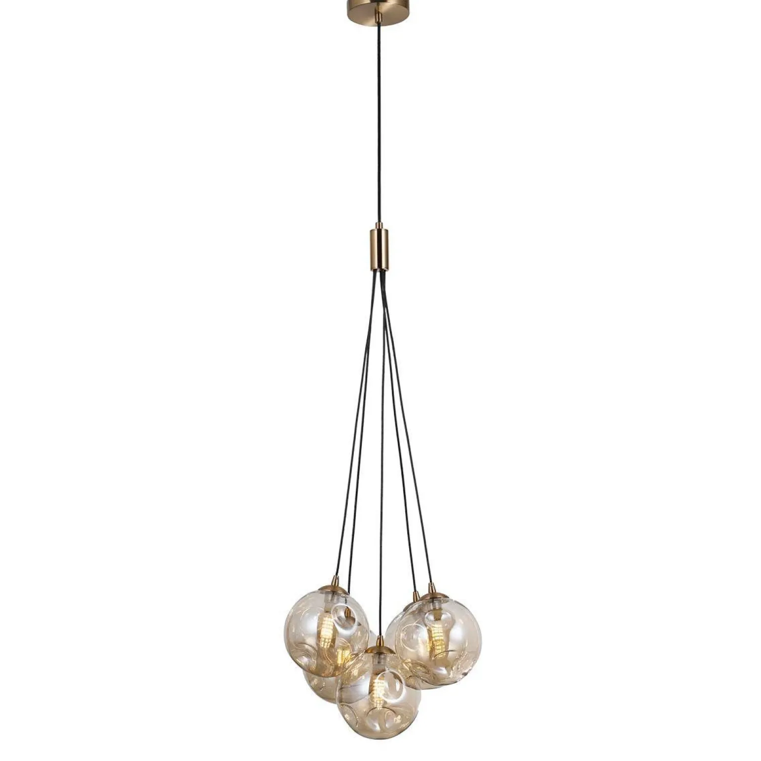 Lampa wisząca Perlos (PND-54456-5-HB-AMB) - Italux