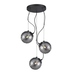 Lampa wisząca Perona (PND-92389-3A-BK) - Italux