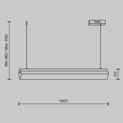 Lampa wisząca Petra (MOD250PL-L36BS3K) - Maytoni
