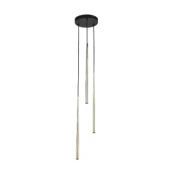 Lampa wisząca PIANO BLACK GOLD 3 (10117) - TK Lighting