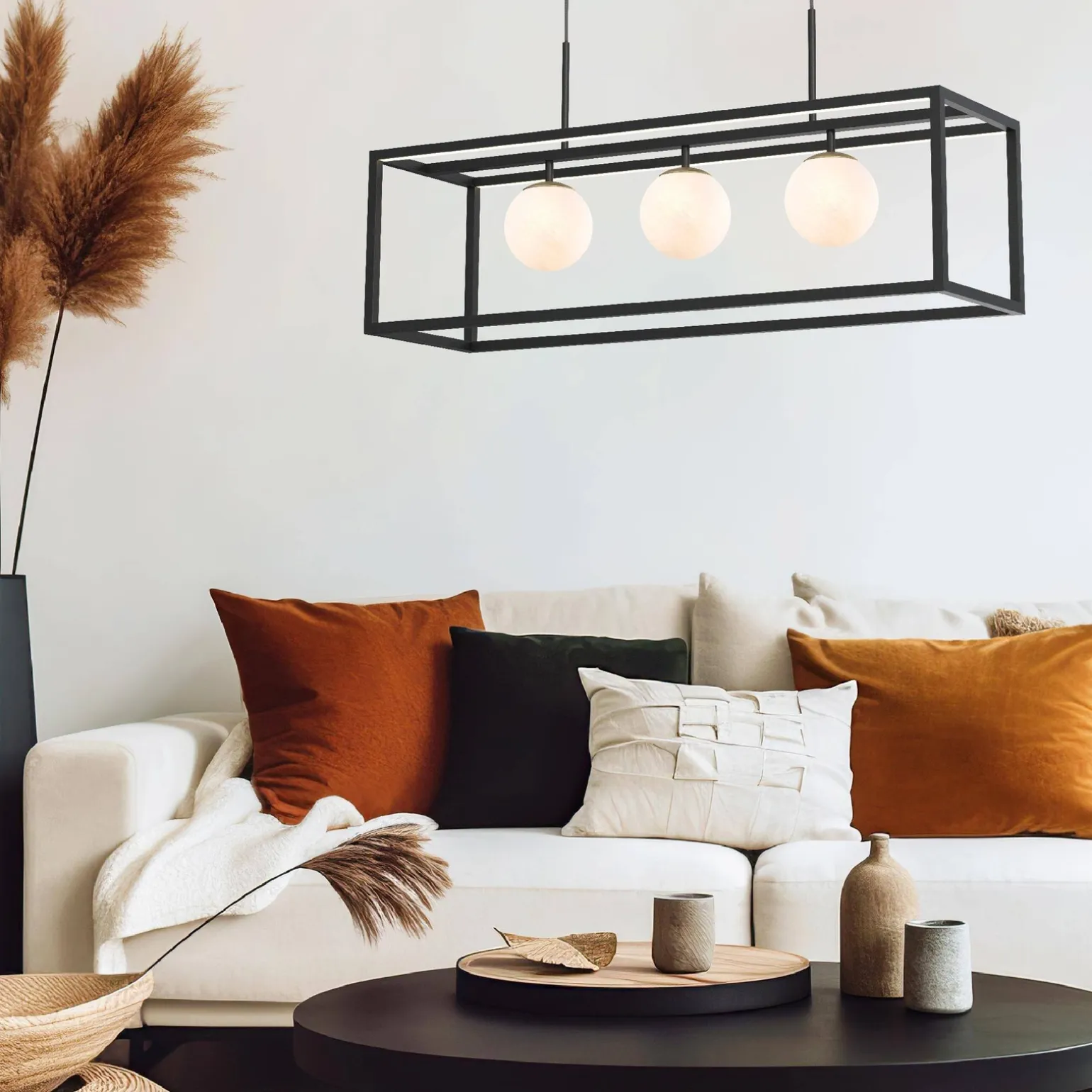 Lampa wisząca PIRO czarna (MD3115-3-3BT) - Zuma Line