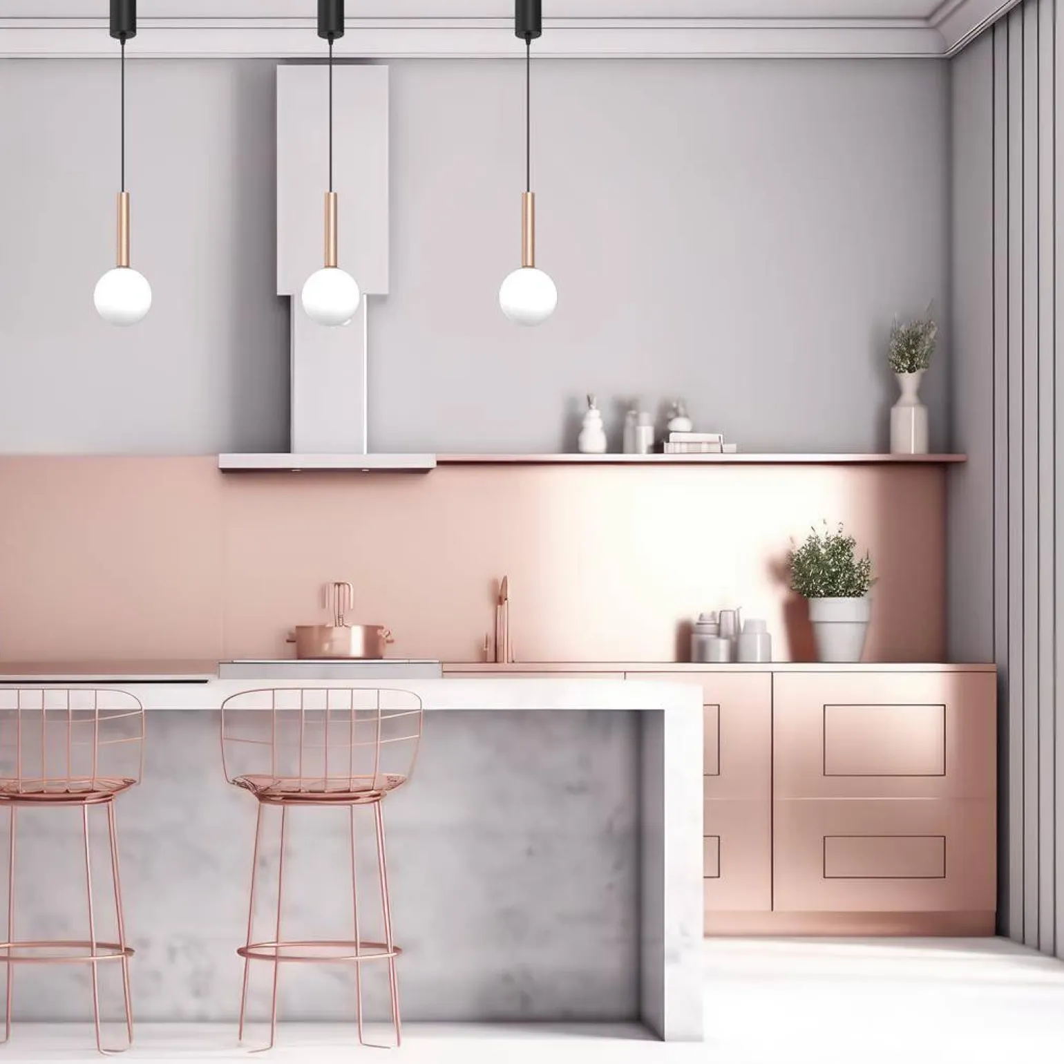 Lampa wisząca PLAY COPPER 1xG9 (MLP0972) - Milagro