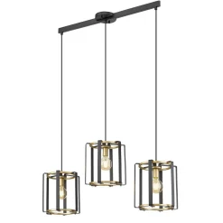 Lampa wisząca Primero (PND-44003-3-BK-GD) - Italux