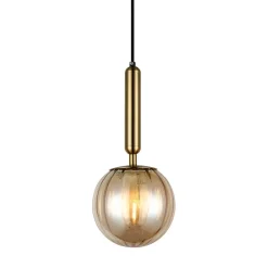 Lampa Wisząca Ravena (PND-2324-1 BRO+AMB) - Italux