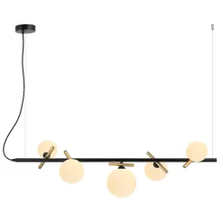 Lampa wisząca Reverso (PND-5622-5-BK-W) - Italux