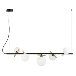 Lampa wisząca Reverso (PND-5622-5-BK-W) - Italux