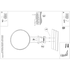 Lampa wisząca RIO 78 beżowa LED 3000K (TH.362) - Thoro Lighting