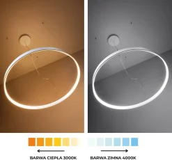 Lampa wisząca RIO 78 biały LED 3000K (TH.117) - Thoro Lighting