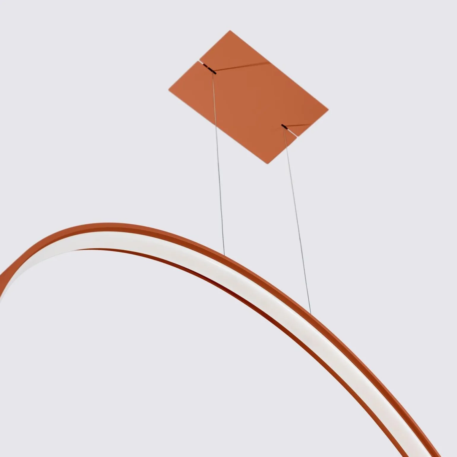 Lampa wisząca RIO 78 ochra czerwona LED 4000K (TH.409) - Thoro Lighting