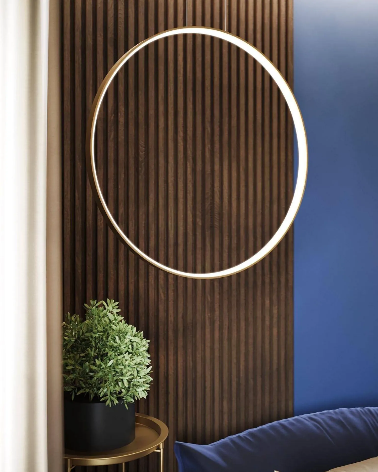 Lampa wisząca RIO 55 złota LED 3000K (TH.220) - Thoro Lighting