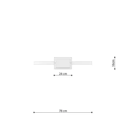 Lampa wisząca RIO 78 złoty połysk LED 3000K (TH.248) - Thoro Lighting