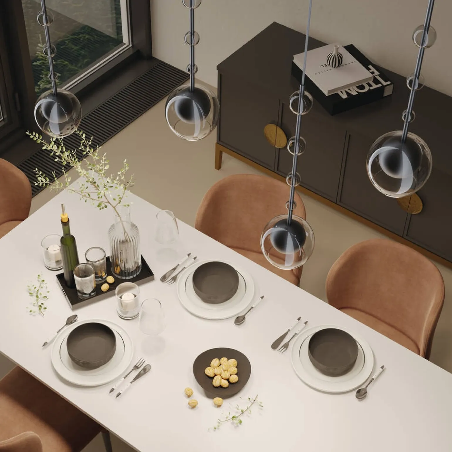 Lampa wisząca Ros (MOD227PL-01B) - Maytoni